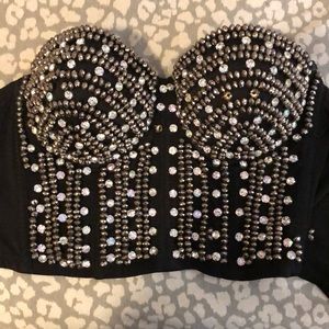 Diamond crop top